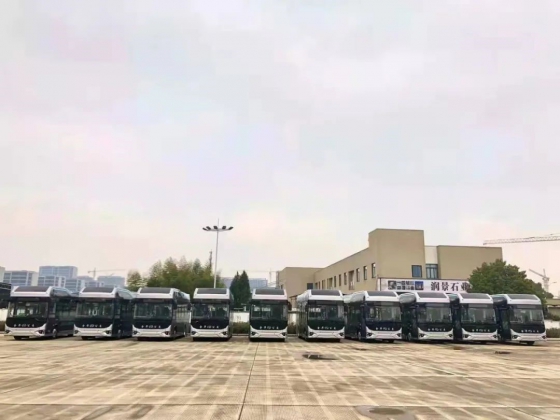 10 รถโดยสารเซลล์เชื้อเพลิงขนาดยาวส่งถึงเจ้อเจียง
