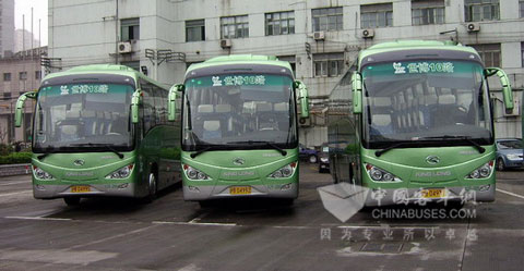 Kinglong Bus เตรียมพร้อมสำหรับงาน World Expo