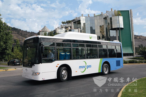 Kinglong Bus เปิดตลาดรถบัสก๊าซธรรมชาติของชิลี