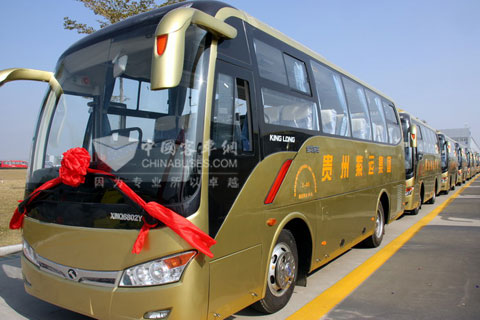 รถโดยสาร Kinglong เข้าสู่มณฑลกุ้ยโจว