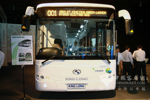 Kinglong Hybrid Bus เริ่มจำหน่ายในสิงคโปร์