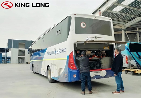 รถบัสพลังงานใหม่ของจีนใน 
