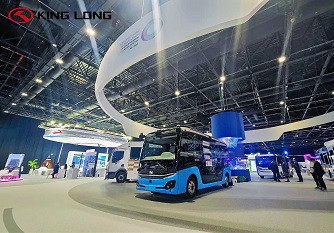 รถบัสขับเคลื่อนอัตโนมัติ King Long XMQ6601AGBEV คว้าแชมป์ Dubai World Challenge for Self-Driving Transport ปี 2023
